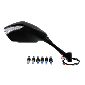 Coppia specchietti universali RMS con frecce Specchi Retrovisori RMS