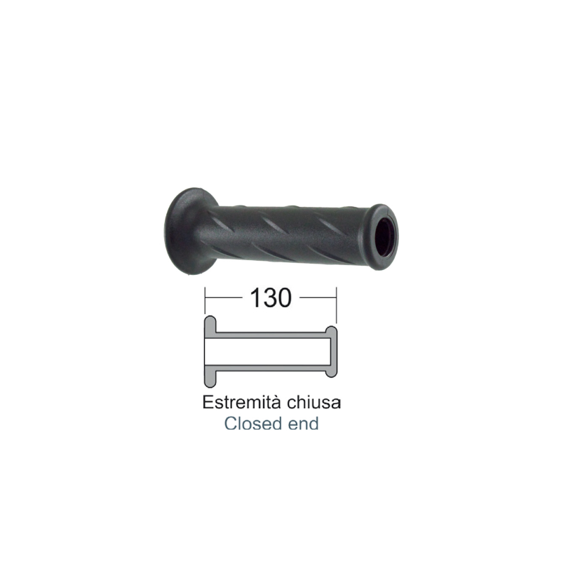 Poignées DOMINO Noir Piaggio Beverly 125-250cc 20012003 Boutons Domino