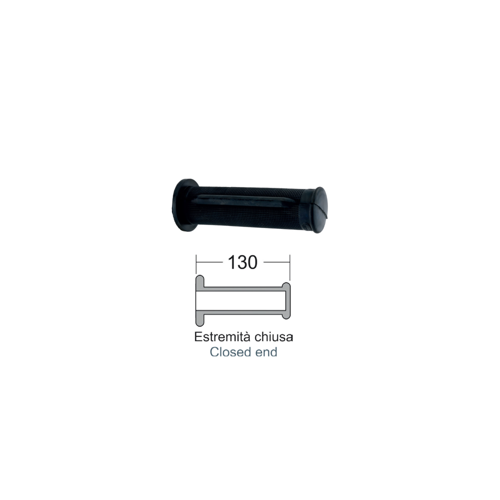 Manopole Domino Daytona Nera