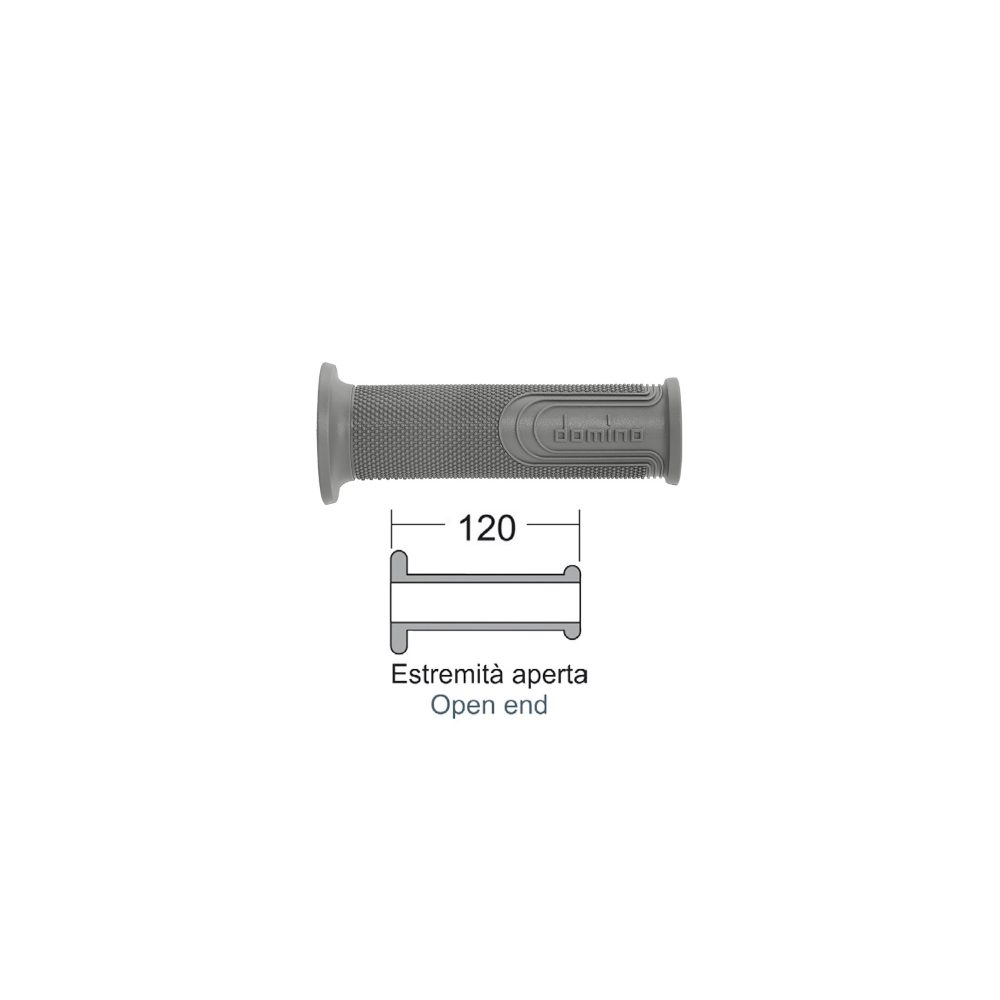 Manopole Domino Style Grigie - Grigio