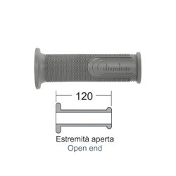 Manopole Domino Style Grigie - Grigio