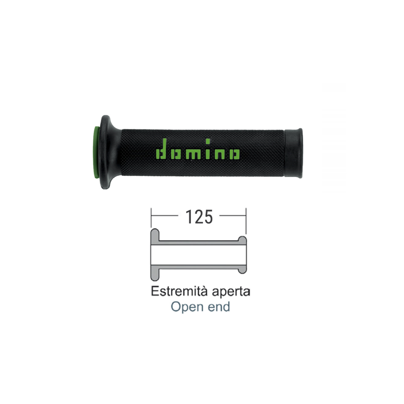 DOMINO Blackgreen road grips Knobs Domino