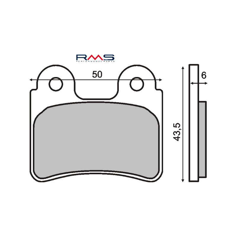 Pastiglie Freno RMS Organiche Montesa Cota Pastiglie Freno RMS