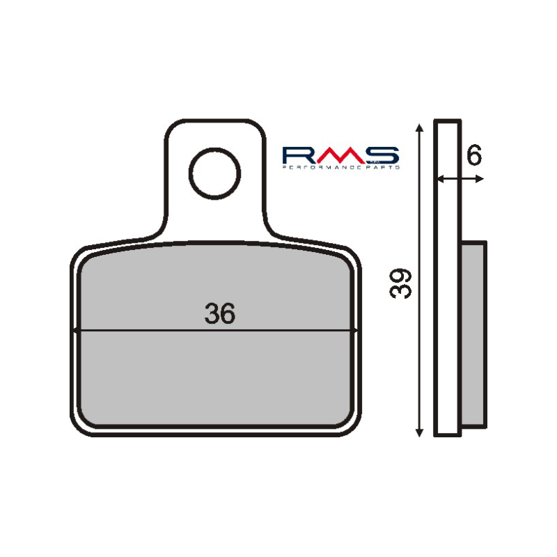 Pastiglie Freno Organiche Montesa Cota Pastiglie Freno RMS