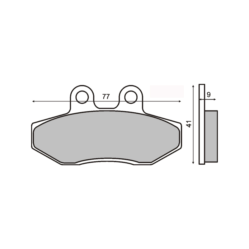 RMS Organic Brake Pads Yamaha Cygnus X 125cc Brake Pads RMS