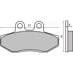 RMS Organic Brake Pads Yamaha Cygnus X 125cc Brake Pads RMS