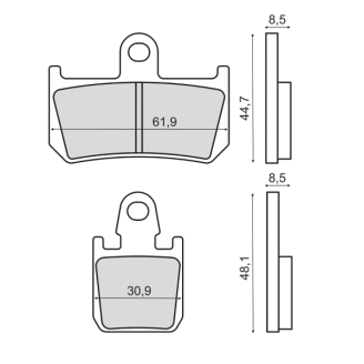 Bremsbeläge | Bremsbeläge sind das Bauteil, das auf die Bremsscheibe drückt und so das Motorrad verzögert. Die Mischung bestimmt Bremskraft, Geräuschentwicklung und Haltbarkeit, egal ob in der Stadt, im Gelände oder auf der Rennstrecke.Hier findest du organische, gesinterte und Racing-Beläge der Marken Ferodo, RMS, Brembo, EBC, Nissin und Rms Classic sowie Bremsscheiben von Brembo. Das Sortiment deckt Roller von Piaggio, Kymco, Aprilia und Motorräder verschiedener Hersteller ab. Zur richtigen Wahl prüfe Modell und Hubraum deines Fahrzeugs oder vergleiche die Originalnummer mit der Angabe auf der Produktseite.