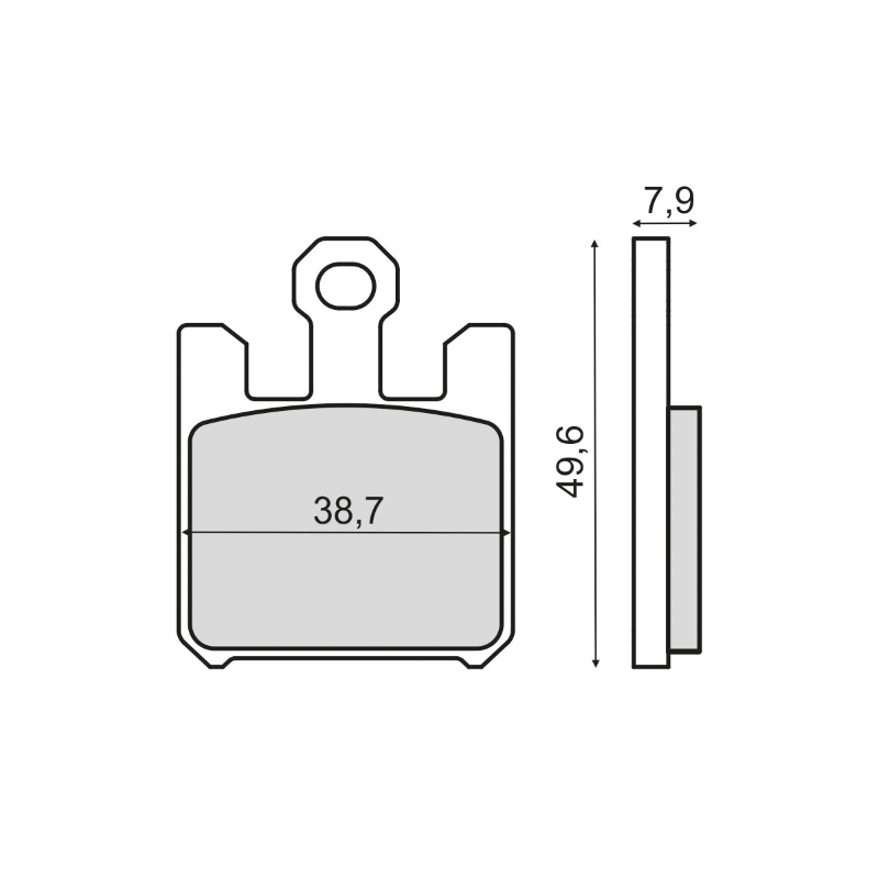 Pastiglie Freno Sinter-Tech Kawasaki Z750 R Pastiglie Freno RMS