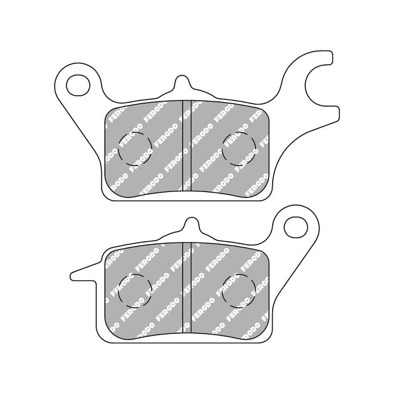 Ferodo Brake Pads Eco Friction FDB2296EF Brake Pads Ferodo