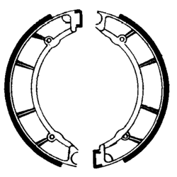 FERODO Brake Shoes FSB880 Brake Shoes Ferodo