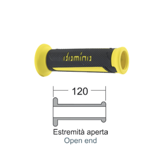 Manopole DOMINO turismo antracite/giallo Domino