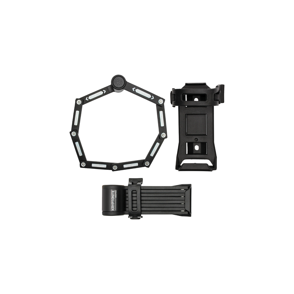 Lucchetto Pieghevole Mini Keeper - Nero