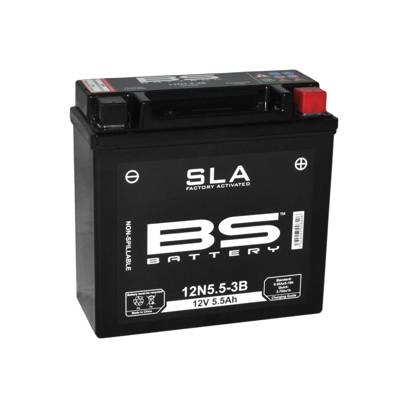 Batería BS sla 12N5.5-3B Baterías precargadas BS-Battery