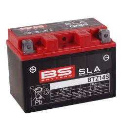 Batteria Bs Sla BTZ14S Batterie al Piombo BS-Battery