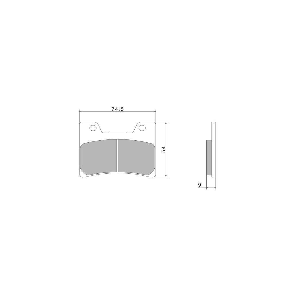 Pastiglie Freno Nissin A0470 Premium Semi-Metallic - 2P-251NS