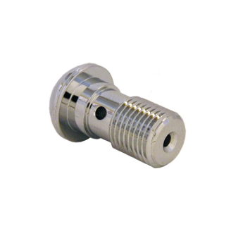 PERNO BANJO SIMPLE CÚPICO M10x1,00, CROMADO Mangueras de freno y piezas pequeñas Evok