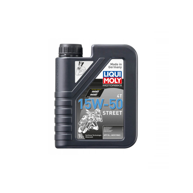 Liquimoly Engine Oil 4T 15W-50 Street 1L Oils and lubricants LIQUI MOLY