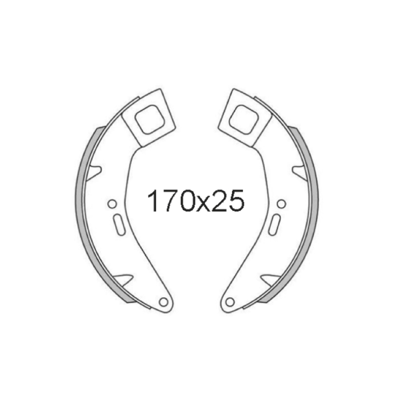 RMS Classic Pareja Zapatas freno delantero Piaggio Cosa 12 414429 Zapatas de freno Rms Classic
