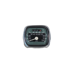 Black Green Bottom Speedometer Classic Piaggio Vespa 125-150cc Vm-Vn-Vl Odometers Rms Classic