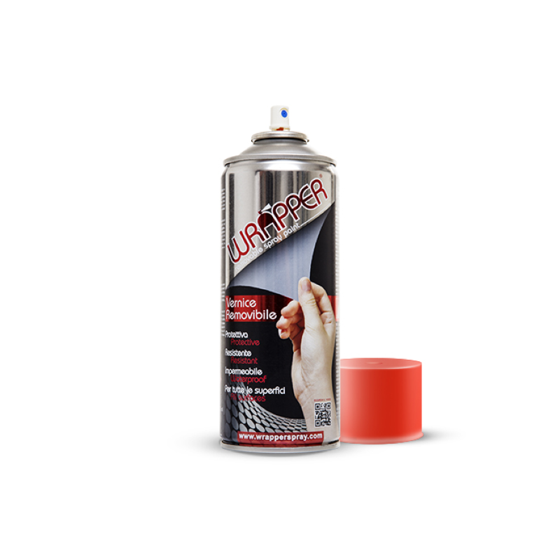 Envoltorio Pintura en spray desenfundable Rojo Fluo 400ml Productos de taller Wrapperspray