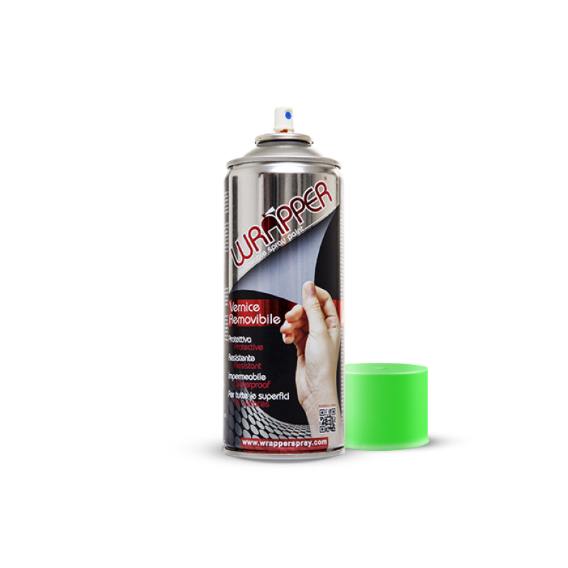 Envoltorio Pintura en spray desenfundable Verde Fluo 400ml Productos de taller Wrapperspray