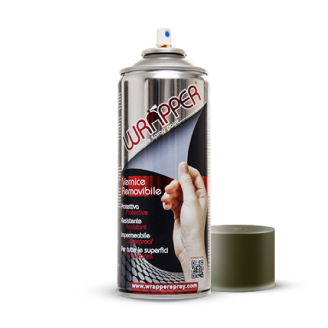 Bomboletta vernice rimovibile Wrapper grigio verde 400ml Werkstattprodukte Wrapperspray