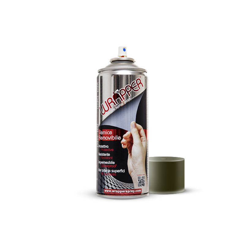 Bomboletta vernice rimovibile Wrapper grigio verde 400ml Werkstattprodukte Wrapperspray