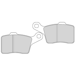 Ferodo Plaquettes de Frein Céramique CP1 Racing FDB2243CP1 Plaquettes de frein Ferodo