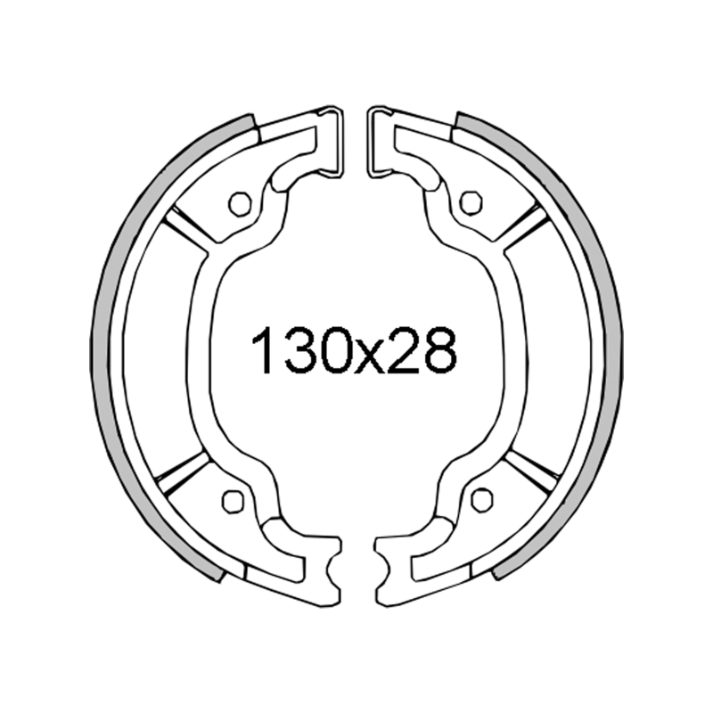 Mâchoires de frein arrière RMS Yamaha MajestyMbk Skyliner 125cc mâchoires de frein RMS