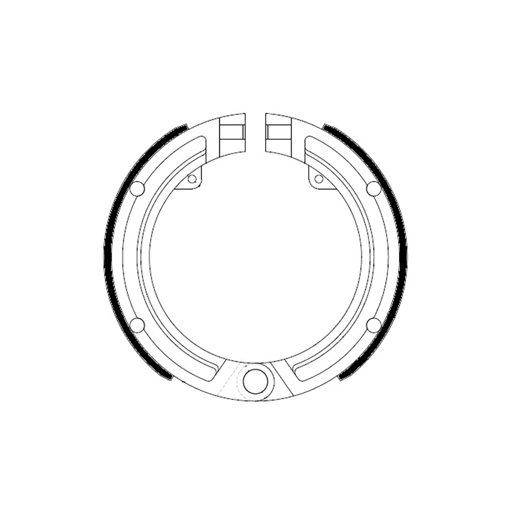 FERODO Brake Shoes ECO FSB890A Brake Shoes Ferodo