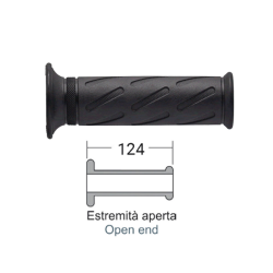 Manopole Domino Suzuki Nere