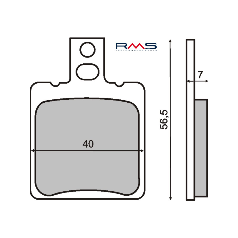 RMS Organic Brake Pads Ducati Monster 695 Brake Pads RMS