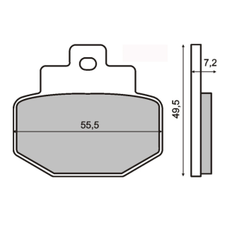 Pastiglie Freno Sinter-Tech Gilera Runner 125cc