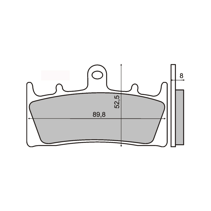 Pastiglie Freno RMS Organiche Suzuki GSX 1400 Bremsbeläge RMS