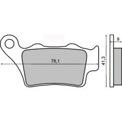 Pastiglie Freno Organiche Honda Cb 500S