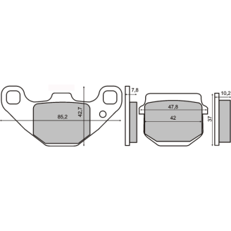 Dayco Transmission Belt Gilera Stalker 50cc Drive Belts Dayco
