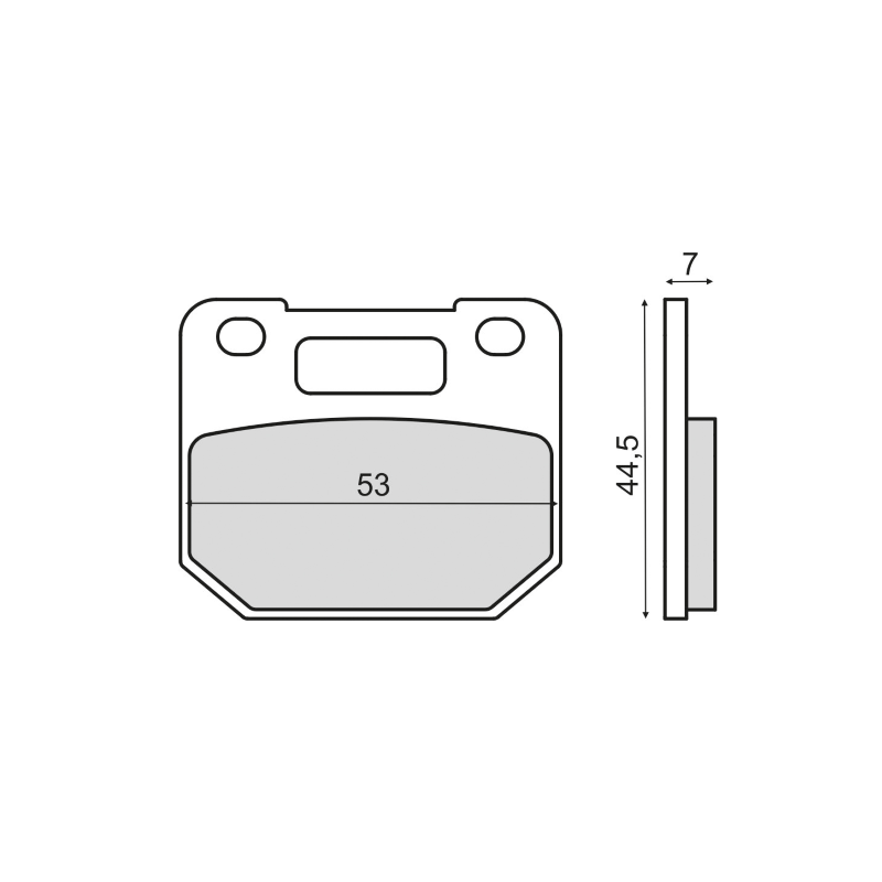 Plaquettes de frein frittées Sinter-Tech Suzuki RG 80 Gamma Plaquettes de frein RMS