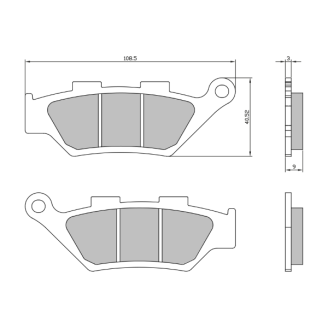 Pastiglie Freno Sinter-Tech Benelli Trk 502
