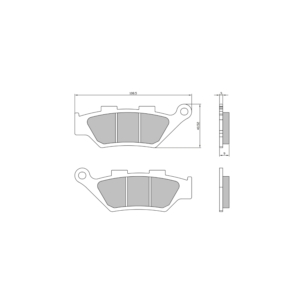 Pastiglie Freno Sinter-Tech Benelli Trk 502