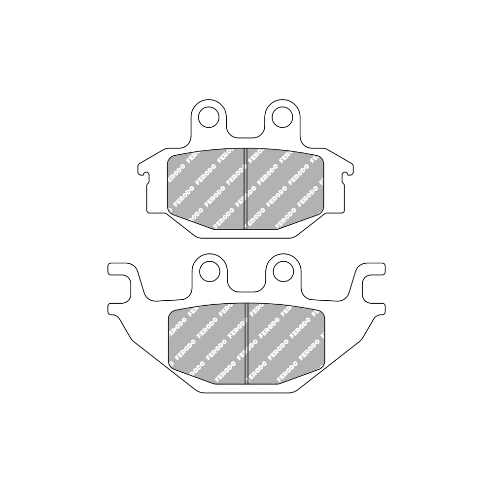 Ferodo Plaquettes de Frein Platine Route FDB2184P Plaquettes de frein Ferodo