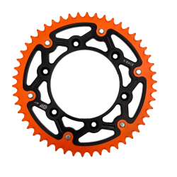 Rear Sprocket 897 - 50 X-Race Orange-Black Sprockets Chiaravalli Group Spa