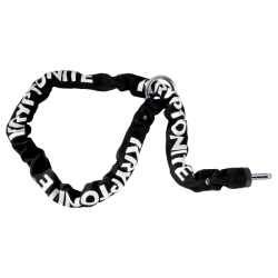 Catena Plug-In Con Lucchetto Ad Anello - Nero