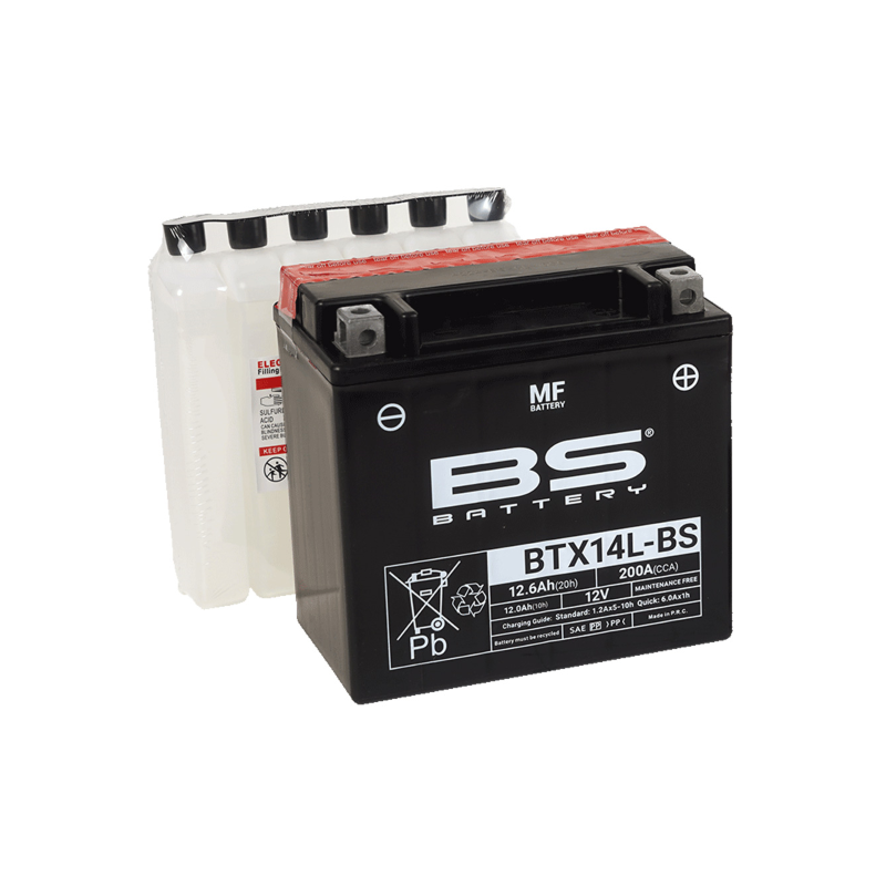 Batteria Bs Mf BTX14L-Bs Batterie al Piombo BS-Battery