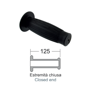 Poignée RMS Classic Vintage noire Boutons Rms Classic