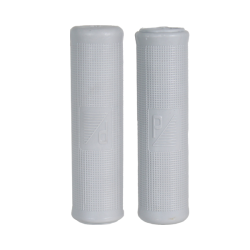 Pair Of Grey Grips Ø 21 Classic For Piaggio Vespa 50 L-R/125 Vma-Vnb 1-2/150 Vba Grips Rms Classic