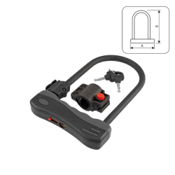 U-Lock Ø 12 - Medium, Black Locks and Chains Wag