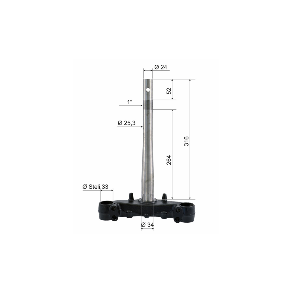 Testa forcella RMS Honda Sh 125-150cc RMS