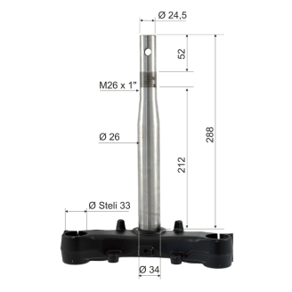 Testa forcella RMS Honda Sh 125cc Ie RMS