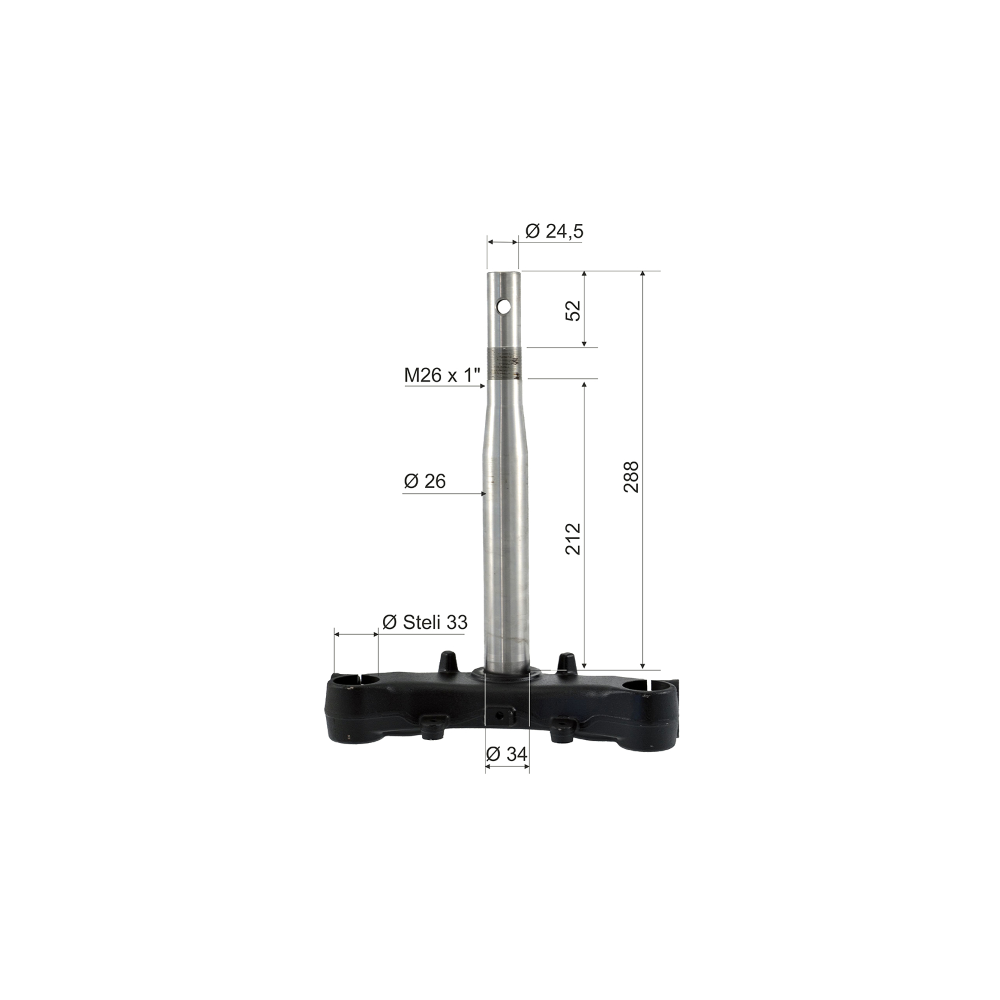 Testa forcella RMS Honda Sh 125cc Ie RMS