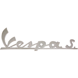 Targhetta Scudo Anteriore Classic Piaggio Vespa S 090556